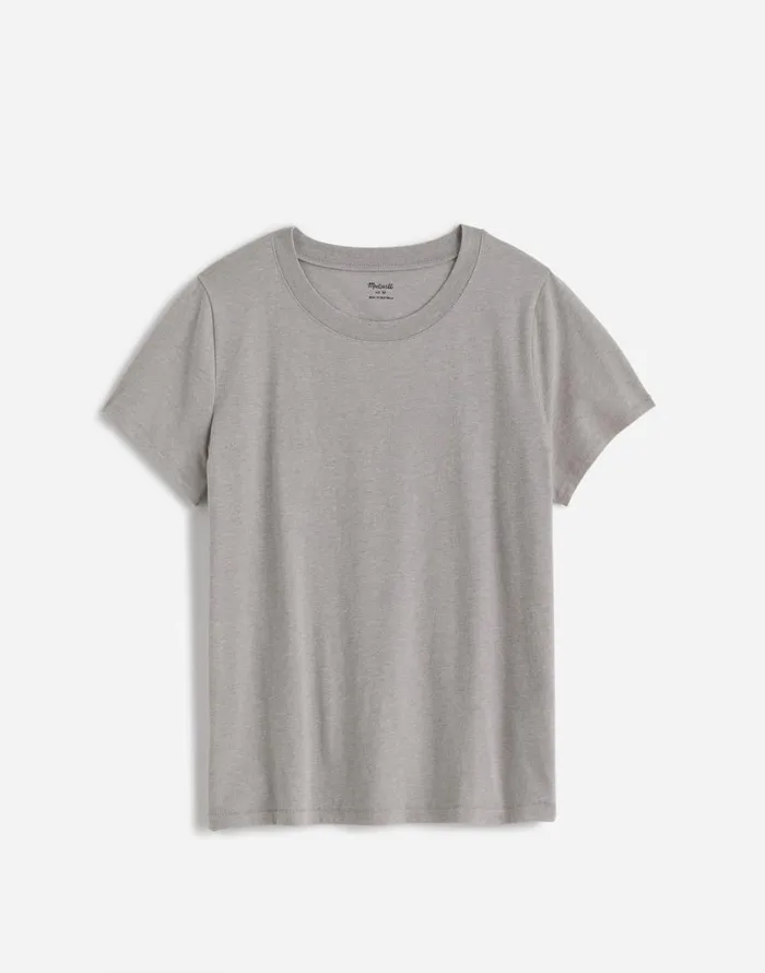 Tees Women Madewell Northside Vintage Tee Light Hthr Grey