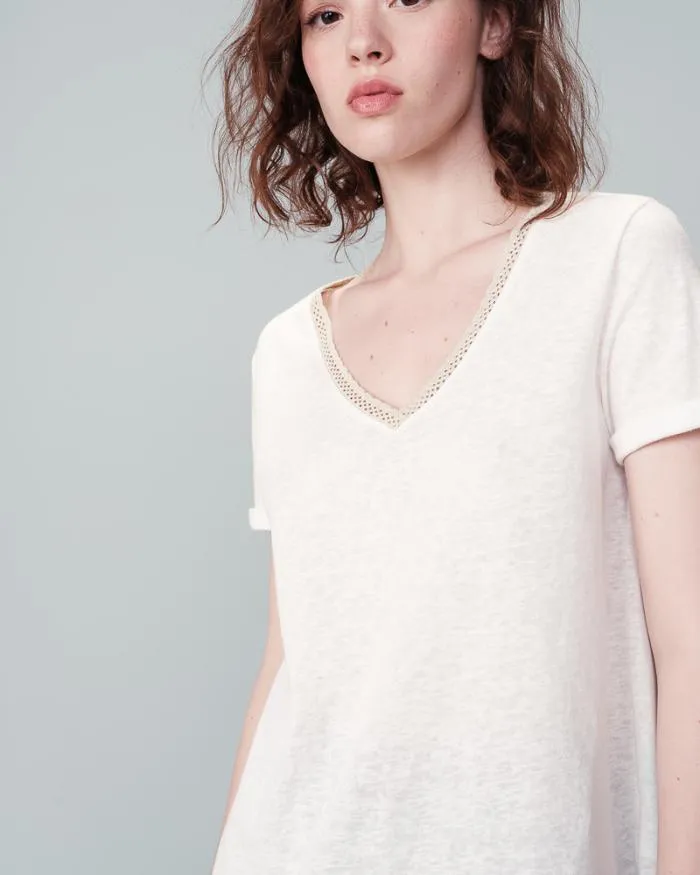 TEESHIRT ECRU NOA Shop Grace and Mila ShortSleeves Tshirts