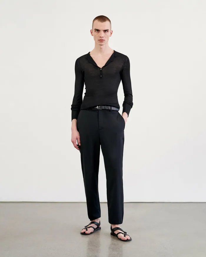 TEL AVIV PANT Black Men Nili Lotan Pants and Shorts