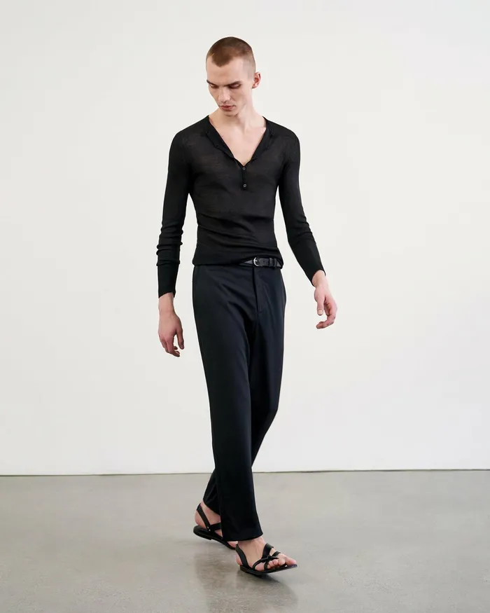 TEL AVIV PANT Black Men Nili Lotan Pants and Shorts