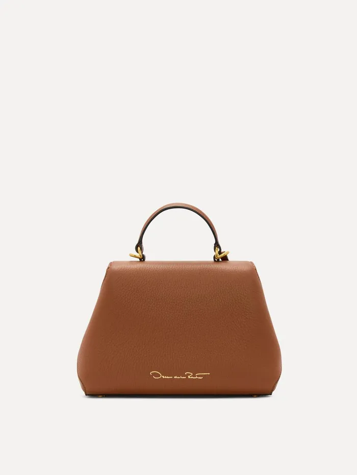 The Mini Poppy Cognac Women Oscar De La Renta Handbags The Mini Poppy Cognac Women Oscar De La Renta Handbags