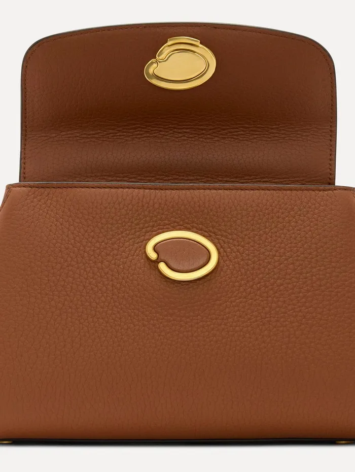 The Mini Poppy Cognac Women Oscar De La Renta Handbags The Mini Poppy Cognac Women Oscar De La Renta Handbags