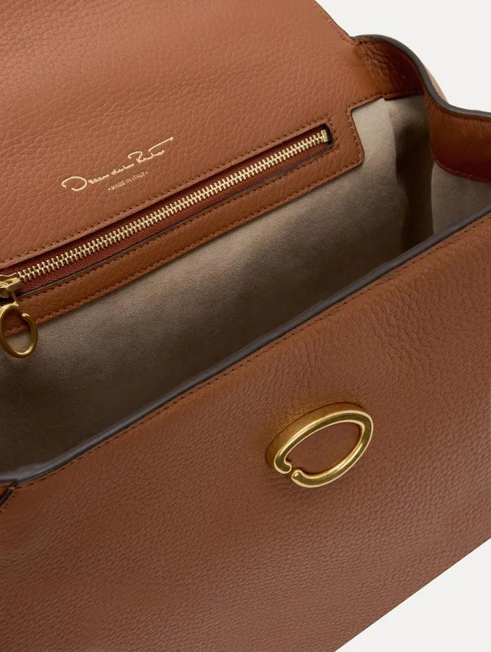 The Mini Poppy Cognac Women Oscar De La Renta Handbags The Mini Poppy Cognac Women Oscar De La Renta Handbags