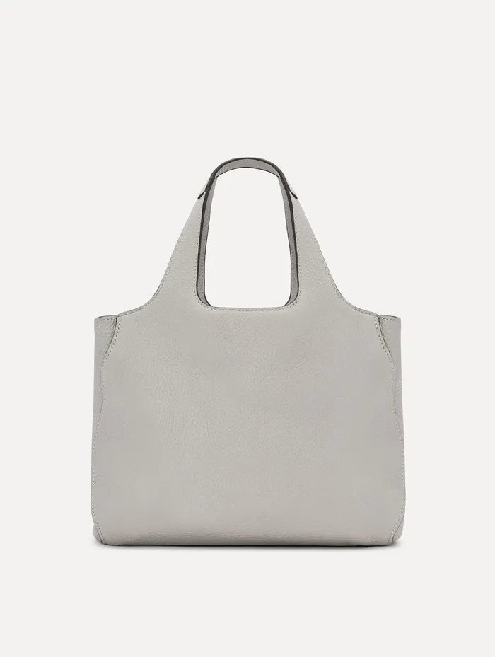 The Mini Topaz Grigio Perla Women Oscar De La Renta Signature Handbags