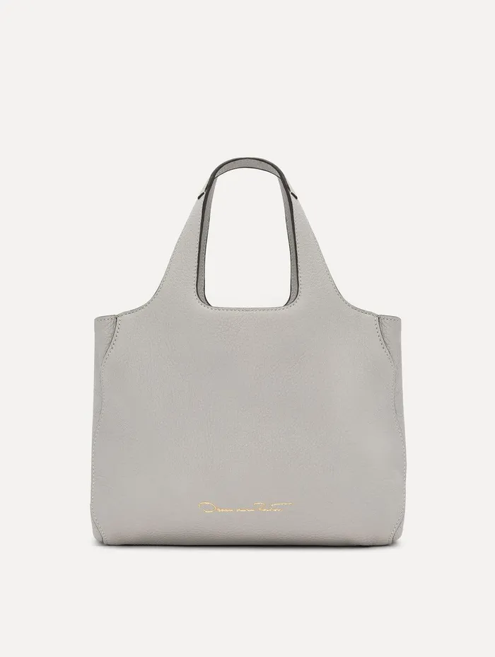 The Mini Topaz Grigio Perla Women Oscar De La Renta Signature Handbags The Mini Topaz Grigio Perla Women Oscar De La Renta Signature Handbags