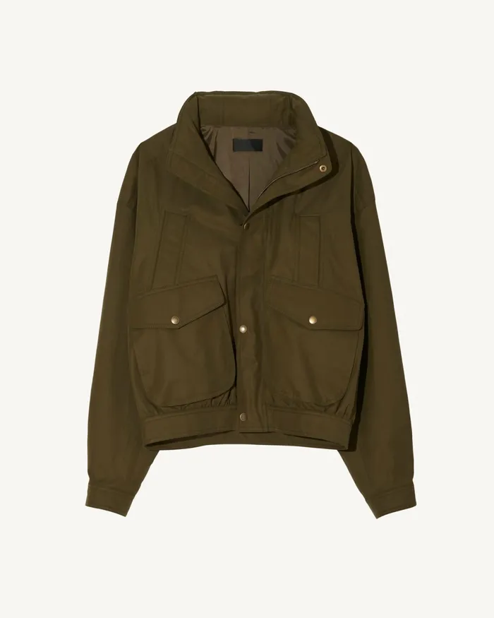 THEO JACKET Olive Green Men Nili Lotan Jackets and Coats