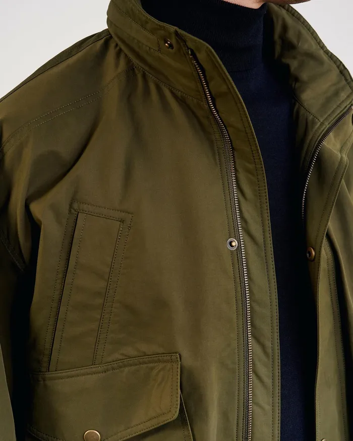 THEO JACKET Olive Green Men Nili Lotan Jackets and Coats