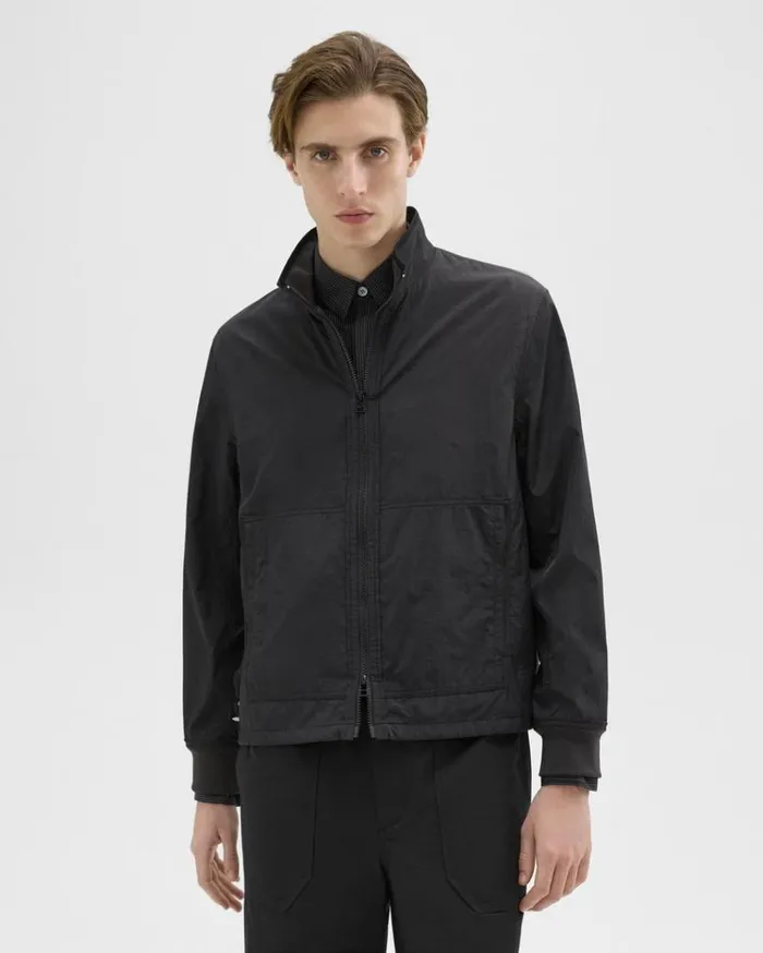 Theory Blouson ZipUp Jacket Black Men Outerwear