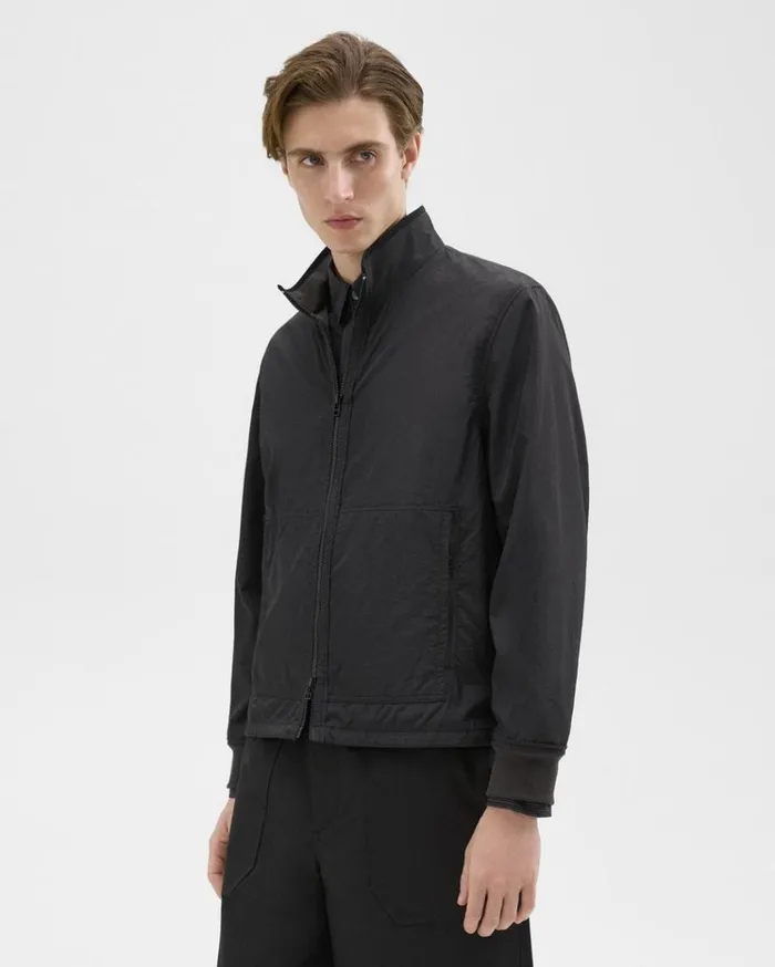 Theory Blouson ZipUp Jacket Black Men Outerwear
