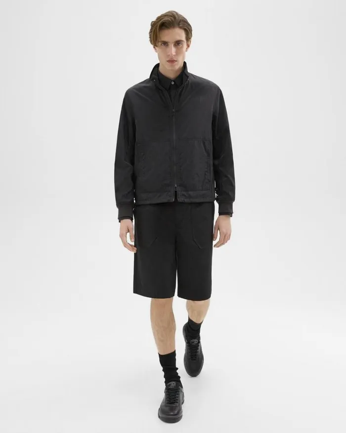 Theory Blouson ZipUp Jacket Black Men Outerwear
