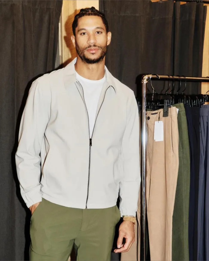 Theory Brody Jacket In Precision Ponte Putty Men Blazers Jackets Theory Brody Jacket In Precision Ponte Putty Men Blazers Jackets