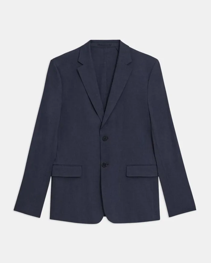 Theory Clinton Blazer In Good Linen Space Men Blazers Jackets