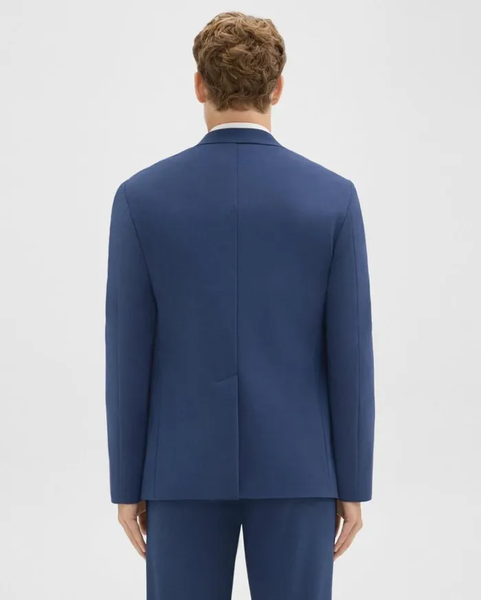 Theory Clinton Blazer In Precision Ponte Deep Atlantic Men Blazers Jackets Theory Clinton Blazer In Precision Ponte Deep Atlantic Men Blazers Jackets