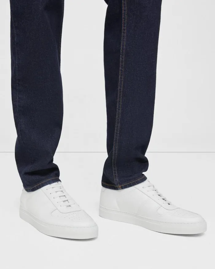 Theory Common Projects Mens BBall LowTop Sneakers White Men Shoes