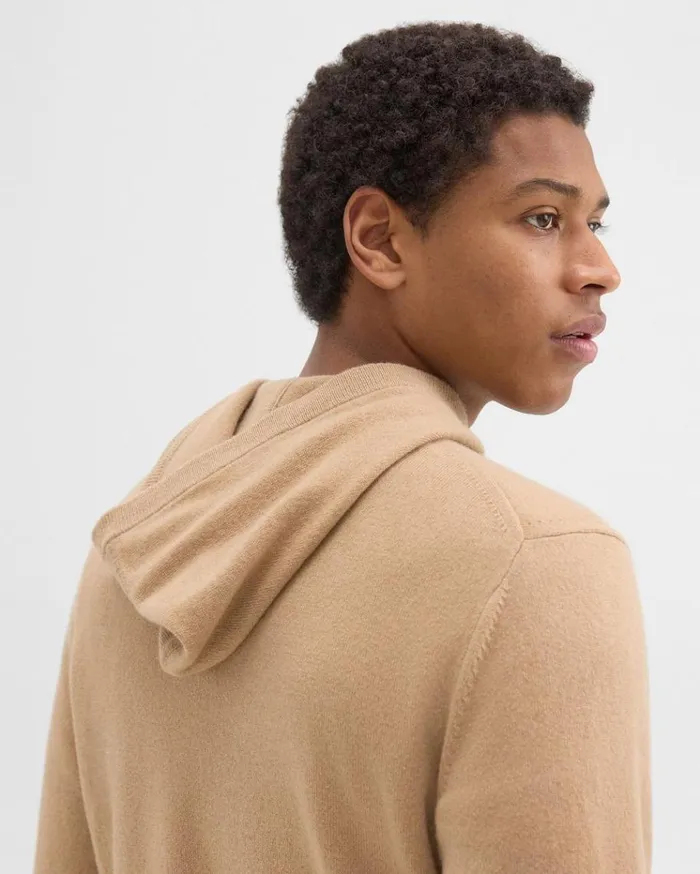 Theory Hilles Hoodie In Cashmere New Camel Men Sweaters Cardigans Theory Hilles Hoodie In Cashmere New Camel Men Sweaters Cardigans
