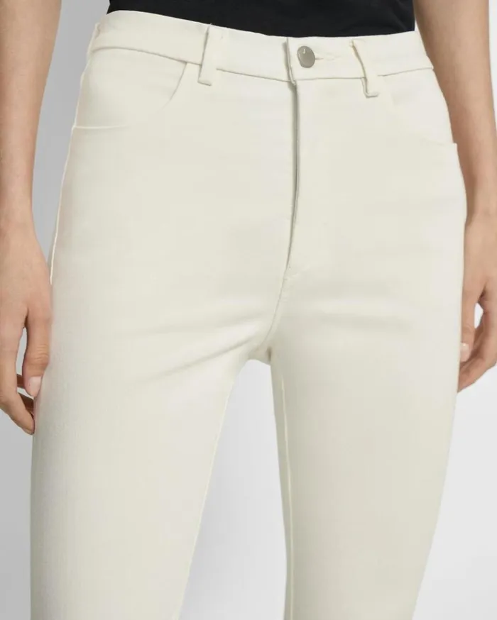 Theory J Brand Jegging In Stretch Twill Off White Women Pants Theory J Brand Jegging In Stretch Twill Off White Women Pants