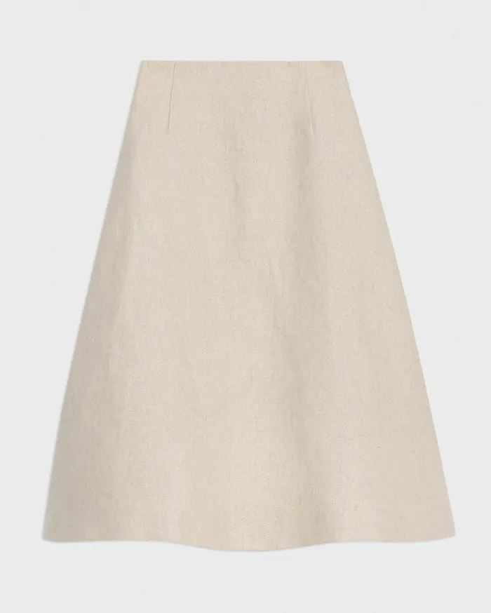 Theory Midi Circle Skirt In Basket Weave Linen Straw Women Skirts Theory Midi Circle Skirt In Basket Weave Linen Straw Women Skirts