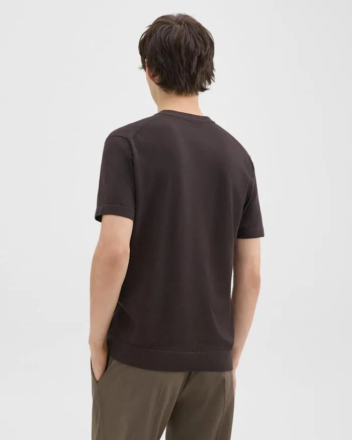 Theory Sarior Tee In Light Bilen Hickory Men TShirts Polos Theory Sarior Tee In Light Bilen Hickory Men TShirts Polos