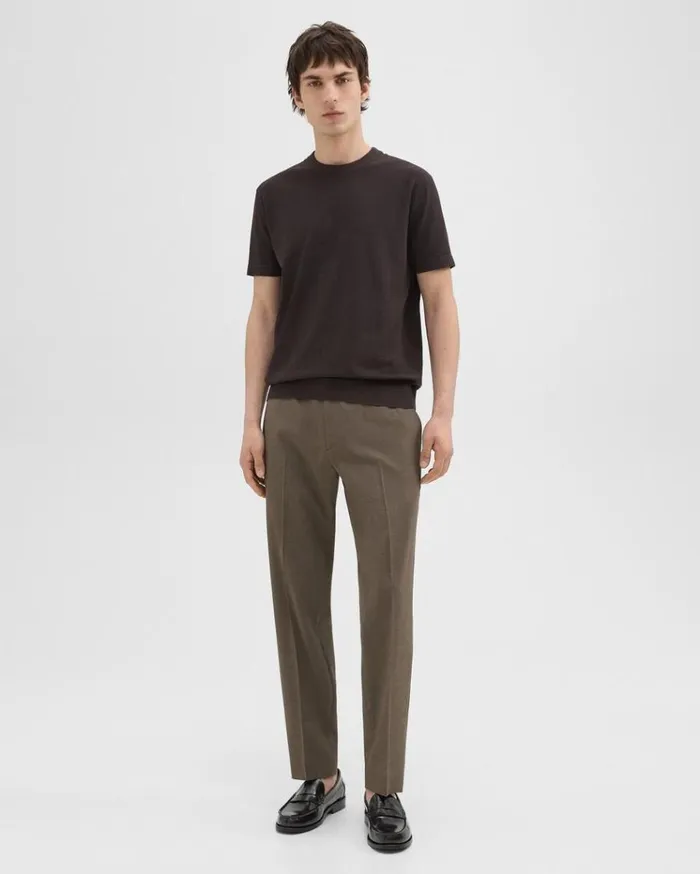 Theory Sarior Tee In Light Bilen Hickory Men TShirts Polos Theory Sarior Tee In Light Bilen Hickory Men TShirts Polos