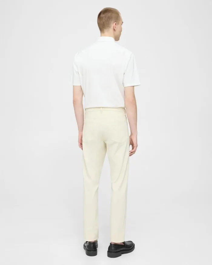Theory SlimFit 5Pocket Pant In Neoteric Twill Warm Ivory Men Pants Theory SlimFit 5Pocket Pant In Neoteric Twill Warm Ivory Men Pants