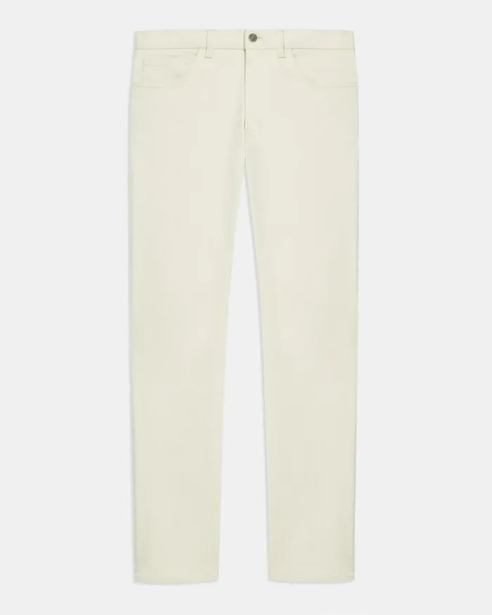 Theory SlimFit 5Pocket Pant In Neoteric Twill Warm Ivory Men Pants Theory SlimFit 5Pocket Pant In Neoteric Twill Warm Ivory Men Pants
