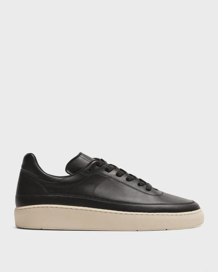 Theory Sneaker In Leather Black Women Shoes