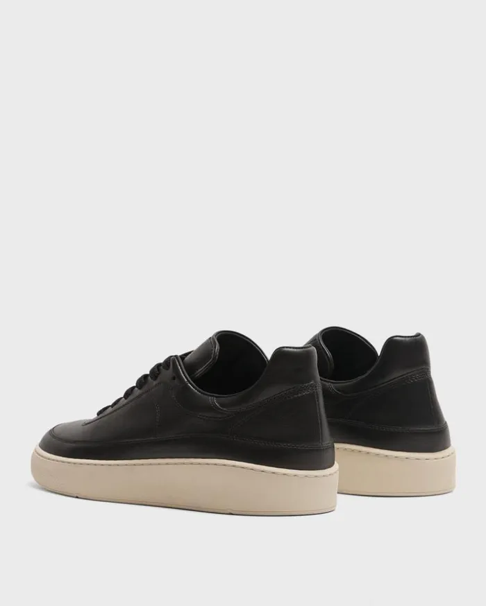 Theory Sneaker In Leather Black Women Shoes