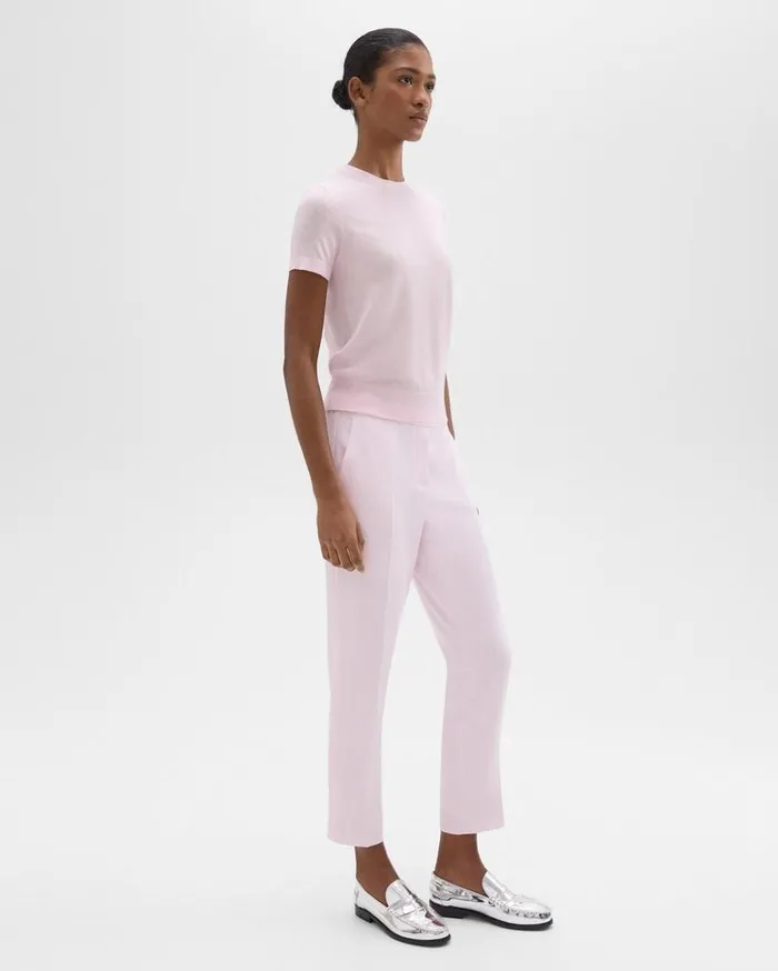 Theory Treeca PullOn Pant In Admiral Crepe Bloom Women Pants