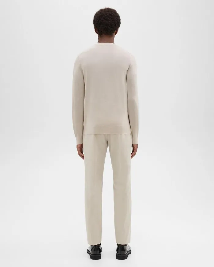 Theory Zaine Pant In Stretch Cotton New Sand Men Suits Theory Zaine Pant In Stretch Cotton New Sand Men Suits