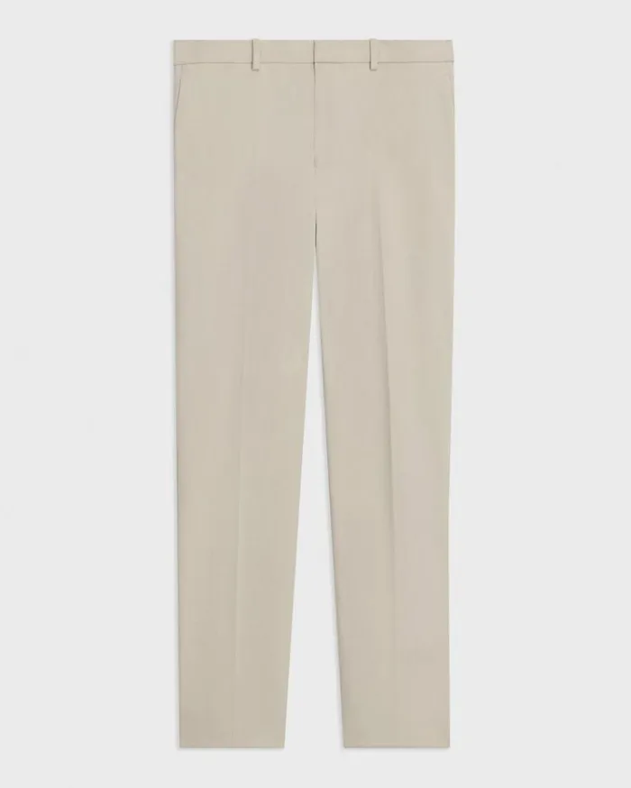 Theory Zaine Pant In Stretch Cotton New Sand Men Suits Theory Zaine Pant In Stretch Cotton New Sand Men Suits