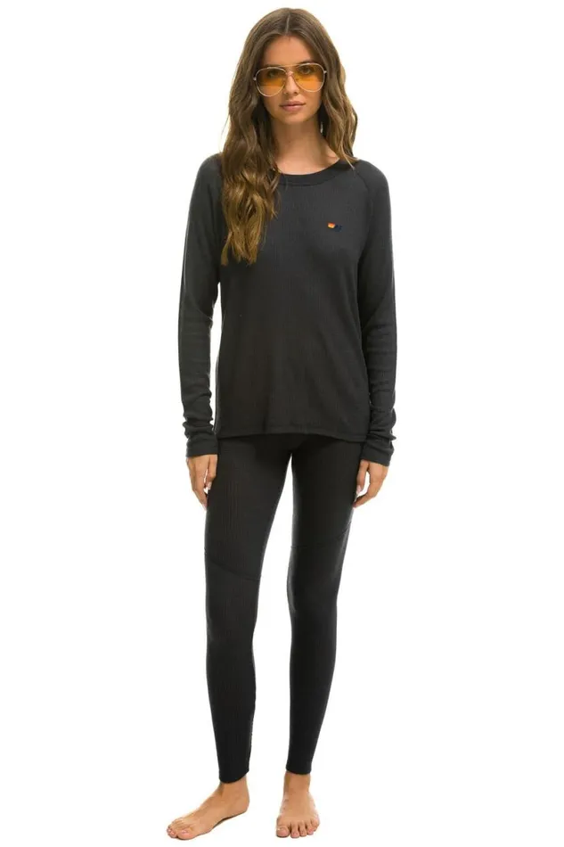 Thermal Base Layer Bottom 8211 Titanium Women Aviator Nation Base Layers