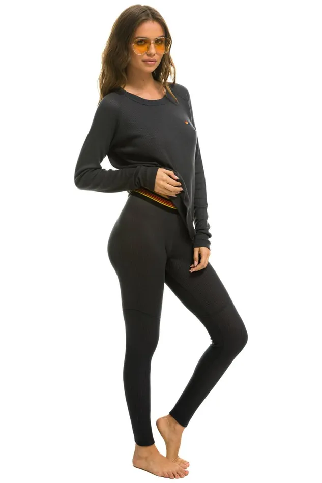 Thermal Base Layer Bottom 8211 Titanium Women Aviator Nation Base Layers