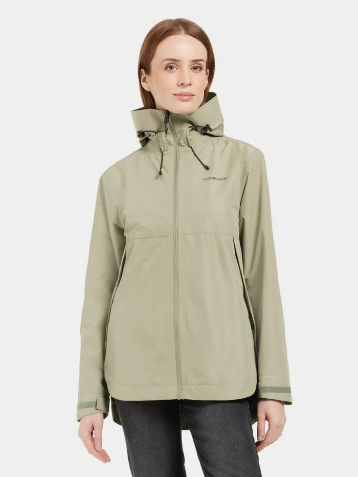 Tilde Jacket Mistel Green Women Didriksons Spring Jackets