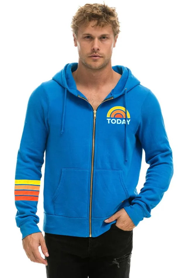 Today Show Zip Hoodie 8211 Ocean WomenMen Aviator Nation Hoodies