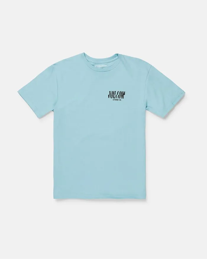 Toddler Boys Scrambled Channel Short Sleeve Tee 8211 Sea Blue Kids Volcom TShirts and Tanks Toddler Boys Scrambled Channel Short Sleeve Tee 8211 Sea Blue Kids Volcom TShirts and Tanks