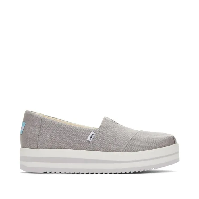 Toms Alpargatas Alpargata Midform Espadrille Drizzle Grey 8211 Women