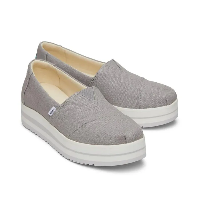 Toms Alpargatas Alpargata Midform Espadrille Drizzle Grey 8211 Women Toms Alpargatas Alpargata Midform Espadrille Drizzle Grey 8211 Women