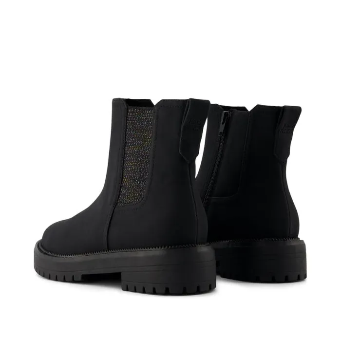 Toms Boots and Booties Bennet Kids Boot Black Nubuck Pu 8211 Kids Toms Boots and Booties Bennet Kids Boot Black Nubuck Pu 8211 Kids