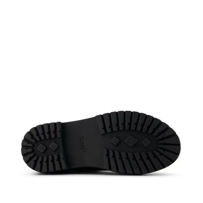 Toms Boots and Booties Bennet Kids Boot Black Nubuck Pu 8211 Kids Toms Boots and Booties Bennet Kids Boot Black Nubuck Pu 8211 Kids