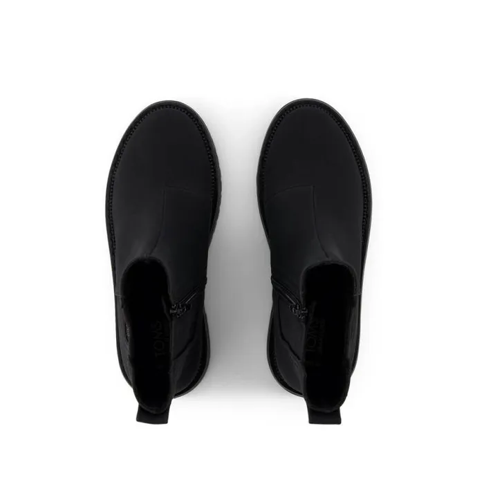 Toms Boots and Booties Bennet Kids Boot Black Nubuck Pu 8211 Kids Toms Boots and Booties Bennet Kids Boot Black Nubuck Pu 8211 Kids