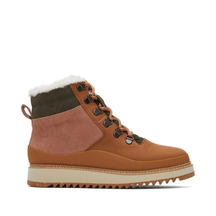 Toms Boots and Booties Mojave Boot Water Resistant Tan Leather 8211 Women