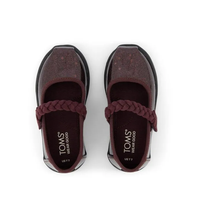 Toms Dress Casual Mary Jane Toddler Shoe Blackberry Confetti Coated Glitter 8211 Kids Toms Dress Casual Mary Jane Toddler Shoe Blackberry Confetti Coated Glitter 8211 Kids