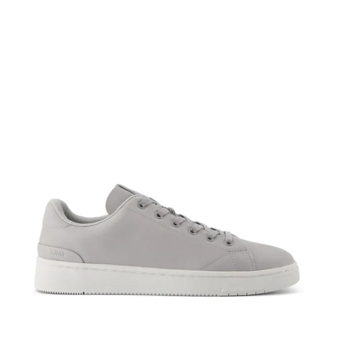 Toms Dress Casual TRVL LITE LaceUp Sneaker Light Gray Leather 8211 Men