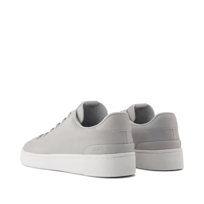 Toms Dress Casual TRVL LITE LaceUp Sneaker Light Gray Leather 8211 Men Toms Dress Casual TRVL LITE LaceUp Sneaker Light Gray Leather 8211 Men