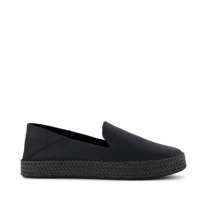 Toms Espadrilles Carolina Espadrille Metallic Black Suede 8211 Women