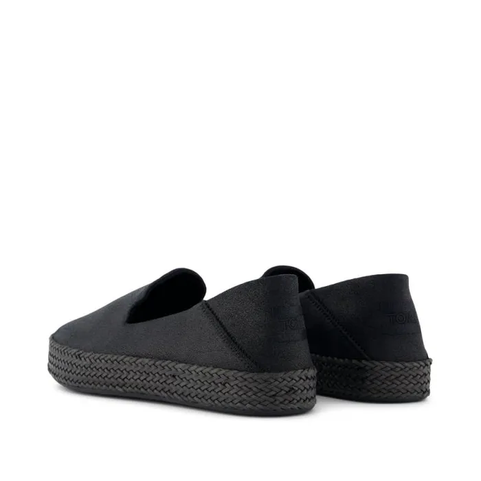 Toms Espadrilles Carolina Espadrille Metallic Black Suede 8211 Women Toms Espadrilles Carolina Espadrille Metallic Black Suede 8211 Women