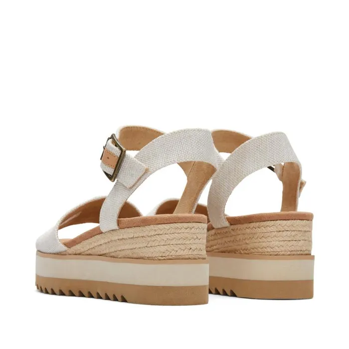 Toms Heels and Wedges Diana Wedge Sandal Natural 8211 Women Toms Heels and Wedges Diana Wedge Sandal Natural 8211 Women