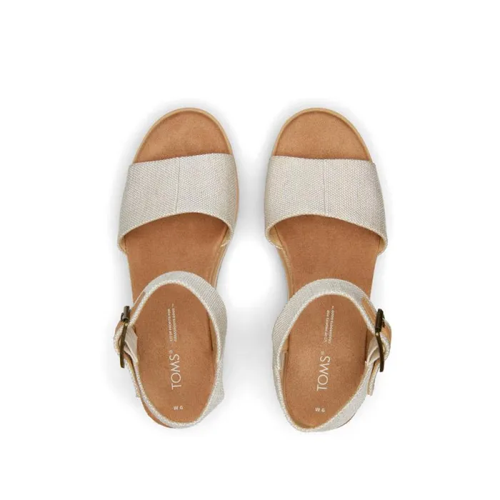 Toms Heels and Wedges Diana Wedge Sandal Natural 8211 Women Toms Heels and Wedges Diana Wedge Sandal Natural 8211 Women