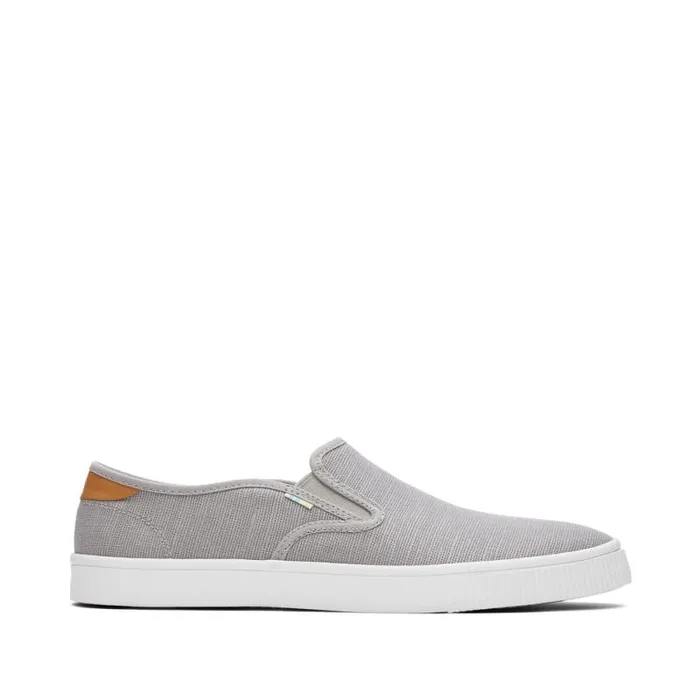 Toms Slip Ons Baja Slip On Sneaker Grey Heriitage Canvas 8211 Men