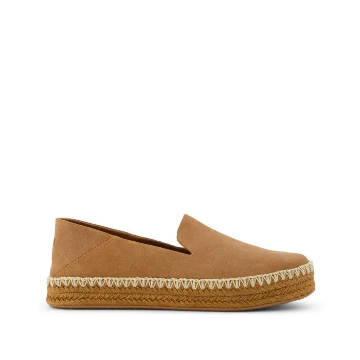 Toms Slip Ons Carolina Espadrille Brown 8211 Women